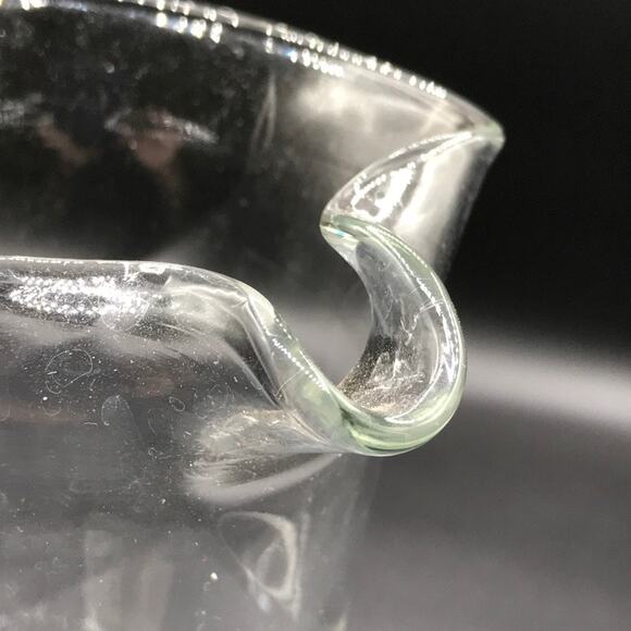 Southern Living at Home Tribeca Hand Blown Beverage Pitcher w Ice Lip 11.25" T - Picture 9 of 13